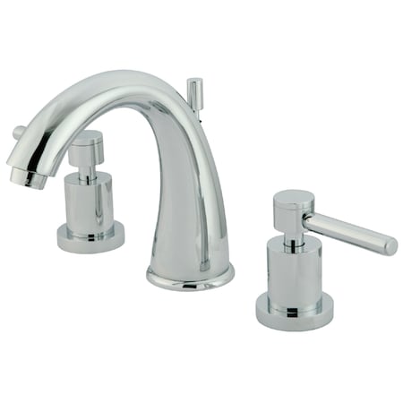 Kingston Brass 8" Widespread Bathroom Faucet, Chrome KS2961DL